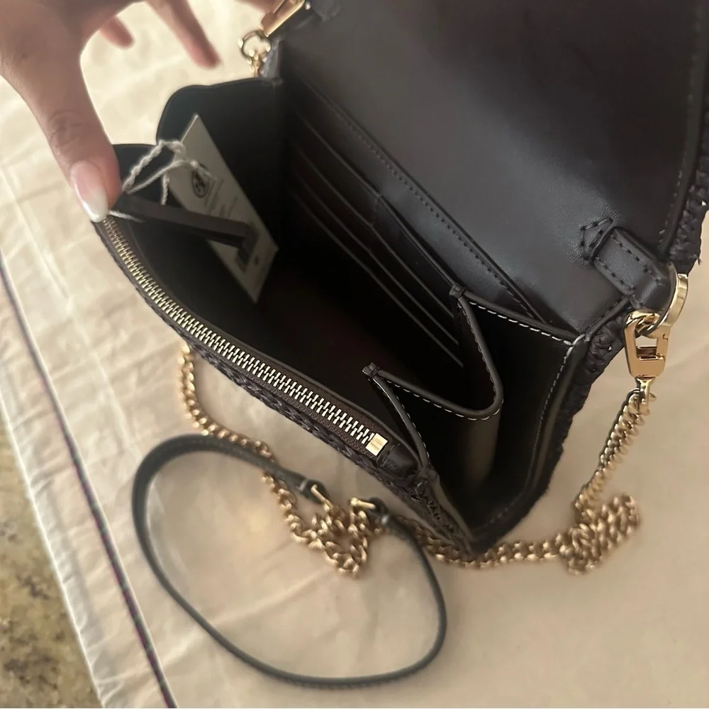 New Tory Burch Emerson chain wallet crossbody